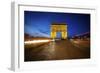 Arc de Triomphe Blue Hour-Sebastien Lory-Framed Photographic Print