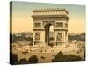 Arc de Triomphe, de l'Etoile, Paris, France, c.1890-1900-null-Stretched Canvas