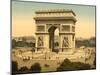 Arc de Triomphe, de l'Etoile, Paris, France, c.1890-1900-null-Mounted Photographic Print