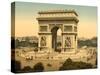 Arc de Triomphe, de l'Etoile, Paris, France, c.1890-1900-null-Stretched Canvas