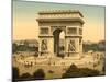Arc de Triomphe, de l'Etoile, Paris, France, c.1890-1900-null-Mounted Photographic Print