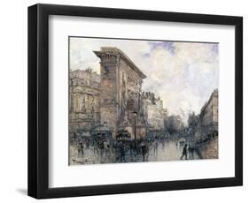 Arc De Triomphe De La Porte St-Denis, Paris, C1875-1926-Frank Myers Boggs-Framed Premium Giclee Print