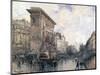 Arc De Triomphe De La Porte St-Denis, Paris, C1875-1926-Frank Myers Boggs-Mounted Premium Giclee Print