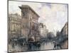 Arc De Triomphe De La Porte St-Denis, Paris, C1875-1926-Frank Myers Boggs-Mounted Giclee Print