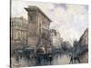 Arc De Triomphe De La Porte St-Denis, Paris, C1875-1926-Frank Myers Boggs-Stretched Canvas