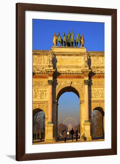 Arc De Triomphe Du Carrousel, Paris, France, Europe-Neil-Framed Photographic Print