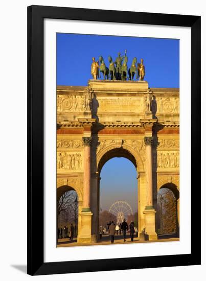 Arc De Triomphe Du Carrousel, Paris, France, Europe-Neil-Framed Photographic Print