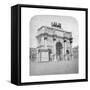 Arc De Triomphe Du Carrousel, Paris, Late 19th Century-Albert Hautecoeur-Framed Stretched Canvas