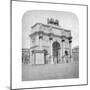 Arc De Triomphe Du Carrousel, Paris, Late 19th Century-Albert Hautecoeur-Mounted Giclee Print