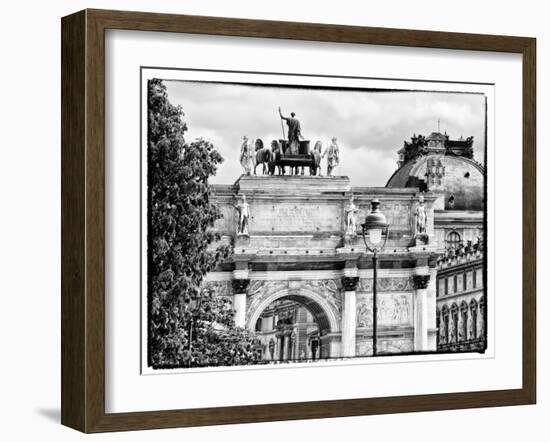 Arc De Triomphe du Carrousel, the Louvre Museum, Paris, France-Philippe Hugonnard-Framed Art Print