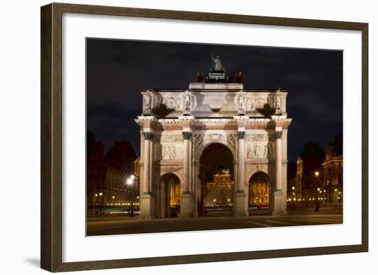 Arc de Triomphe du Carrousel-Michael Blanchette Photography-Framed Photographic Print
