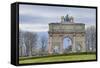 Arc de Triomphe du Carroussel-Cora Niele-Framed Stretched Canvas