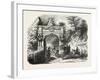 Arc De Triomphe Erected at the Entrance of Eaux-Bonnes-null-Framed Giclee Print