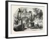 Arc De Triomphe Erected at the Entrance of Eaux-Bonnes-null-Framed Giclee Print