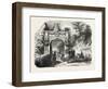 Arc De Triomphe Erected at the Entrance of Eaux-Bonnes-null-Framed Giclee Print