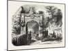 Arc De Triomphe Erected at the Entrance of Eaux-Bonnes-null-Mounted Giclee Print