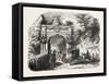 Arc De Triomphe Erected at the Entrance of Eaux-Bonnes-null-Framed Stretched Canvas