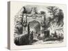 Arc De Triomphe Erected at the Entrance of Eaux-Bonnes-null-Stretched Canvas