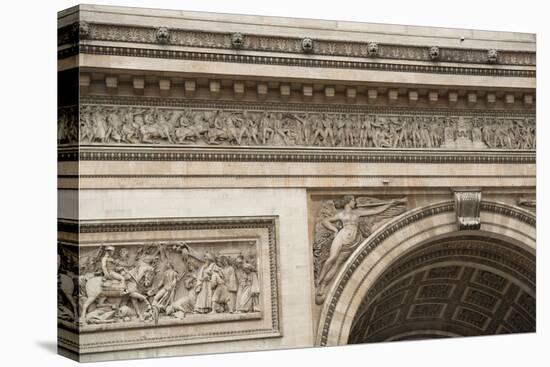 Arc de Triomphe III-Erin Berzel-Stretched Canvas