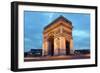 Arc De Triomphe in Paris, France at Night-Flynt-Framed Photographic Print