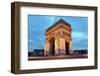 Arc De Triomphe in Paris, France at Night-Flynt-Framed Photographic Print