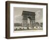 Arc De Triomphe in Paris-null-Framed Giclee Print