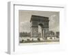 Arc De Triomphe in Paris-null-Framed Giclee Print