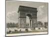 Arc De Triomphe in Paris-null-Mounted Giclee Print
