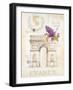 Arc De Triomphe Lilacs-Angela Staehling-Framed Art Print