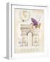 Arc De Triomphe Lilacs-Angela Staehling-Framed Art Print