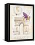 Arc De Triomphe Lilacs-Angela Staehling-Framed Stretched Canvas