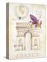 Arc De Triomphe Lilacs-Angela Staehling-Stretched Canvas