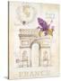 Arc De Triomphe Lilacs-Angela Staehling-Stretched Canvas