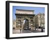 Arc De Triomphe, Montpellier, Herault, Languedoc Roussillon, France-John Miller-Framed Photographic Print