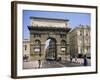 Arc De Triomphe, Montpellier, Herault, Languedoc Roussillon, France-John Miller-Framed Photographic Print