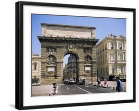 Arc De Triomphe, Montpellier, Herault, Languedoc Roussillon, France-John Miller-Framed Photographic Print