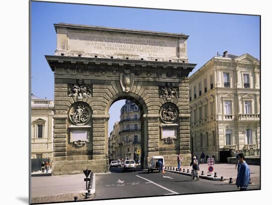 Arc De Triomphe, Montpellier, Herault, Languedoc Roussillon, France-John Miller-Mounted Photographic Print