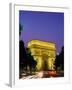 Arc de Triomphe, Night View, Paris, France-Steve Vidler-Framed Photographic Print