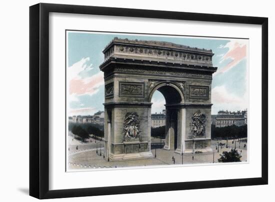 Arc De Triomphe, Paris, C1900-null-Framed Giclee Print