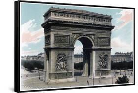 Arc De Triomphe, Paris, C1900-null-Framed Stretched Canvas