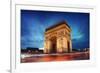 Arc De Triomphe Paris City at Sunset - Arch of Triumph-dellm60-Framed Photographic Print