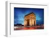 Arc De Triomphe Paris City at Sunset - Arch of Triumph-dellm60-Framed Photographic Print