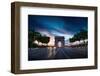 Arc De Triomphe Paris City at Sunset-dellm60-Framed Photographic Print