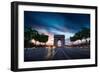 Arc De Triomphe Paris City at Sunset-dellm60-Framed Photographic Print