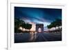 Arc De Triomphe Paris City at Sunset-dellm60-Framed Photographic Print