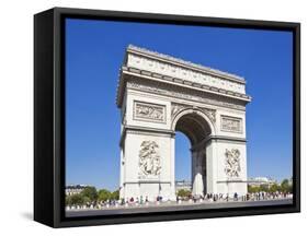 Arc de Triomphe, Paris, France, Europe-Neale Clark-Framed Stretched Canvas
