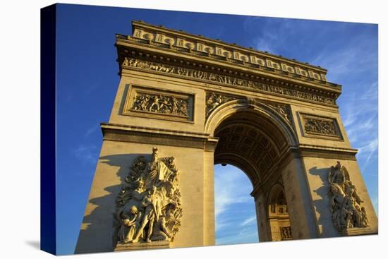 Arc De Triomphe, Paris, France, Europe-Neil-Stretched Canvas