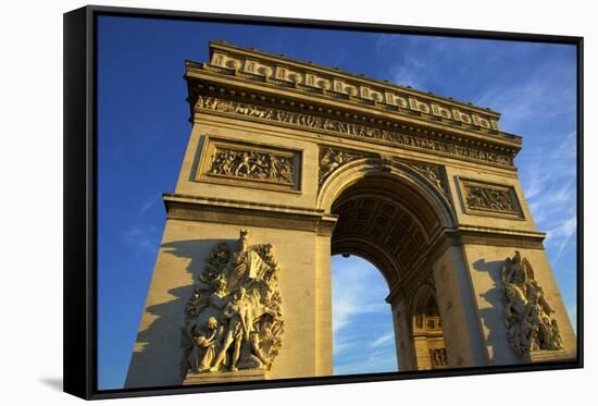 Arc De Triomphe, Paris, France, Europe-Neil-Framed Stretched Canvas
