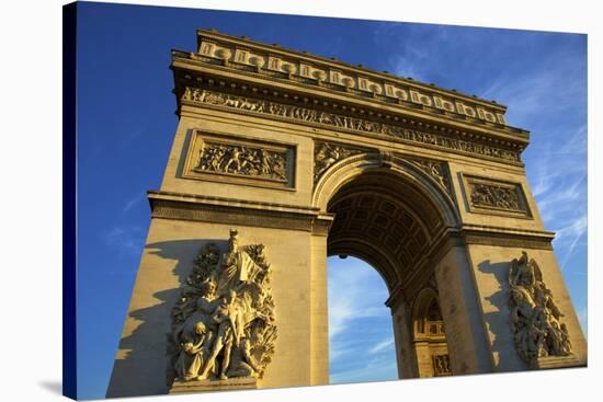 Arc De Triomphe, Paris, France, Europe-Neil-Stretched Canvas