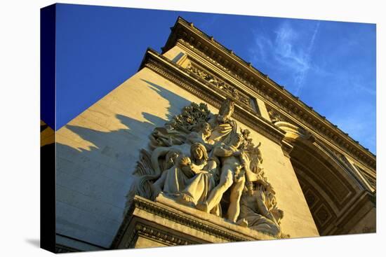 Arc De Triomphe, Paris, France, Europe-Neil-Stretched Canvas